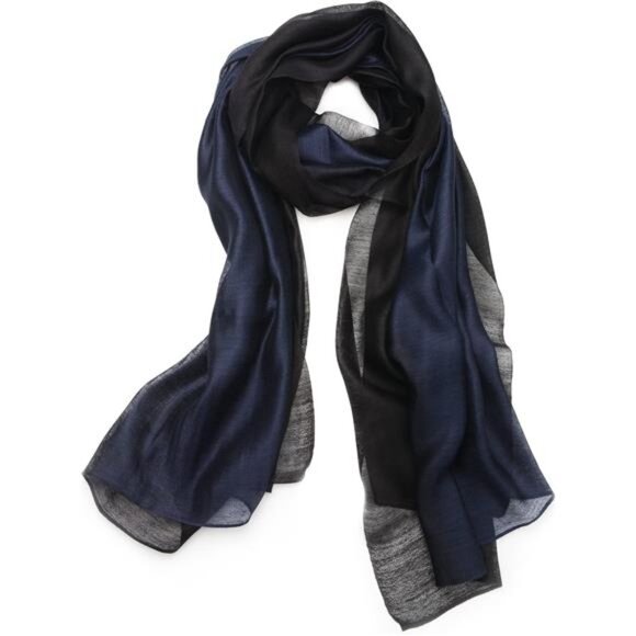 Accessories - Cotton Silk Scarf Elegant Soft Wraps Color Shade Scarves for Women